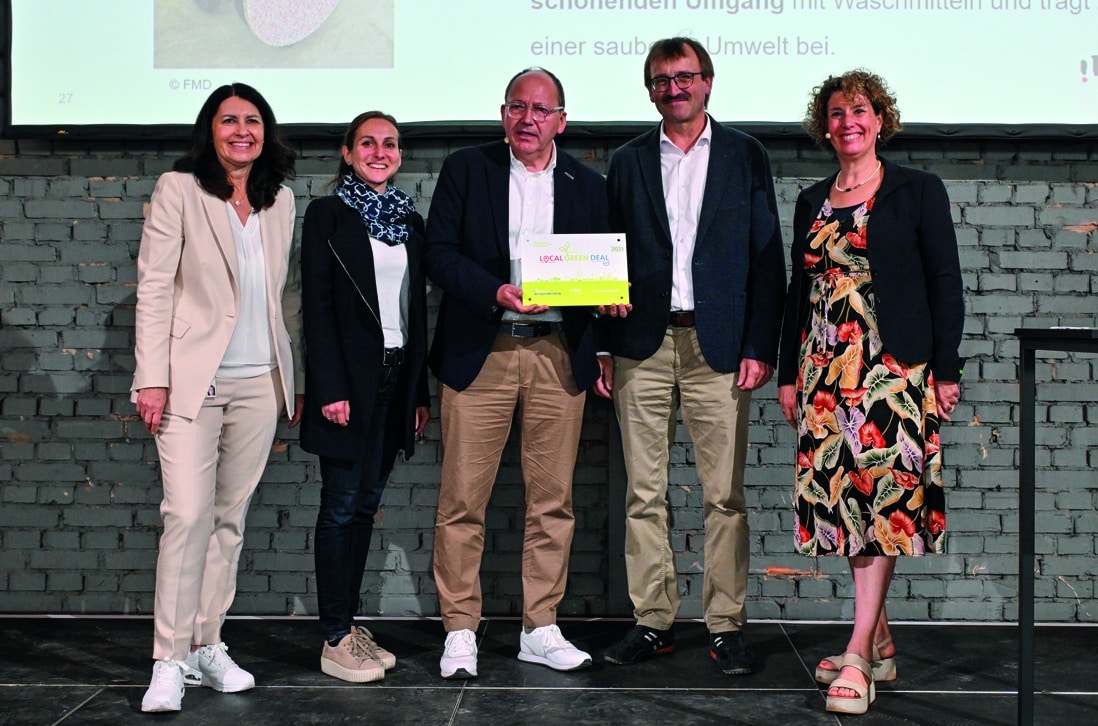 Stadt Mannheim verleiht Local-Green-Deal-Plakette an GBG